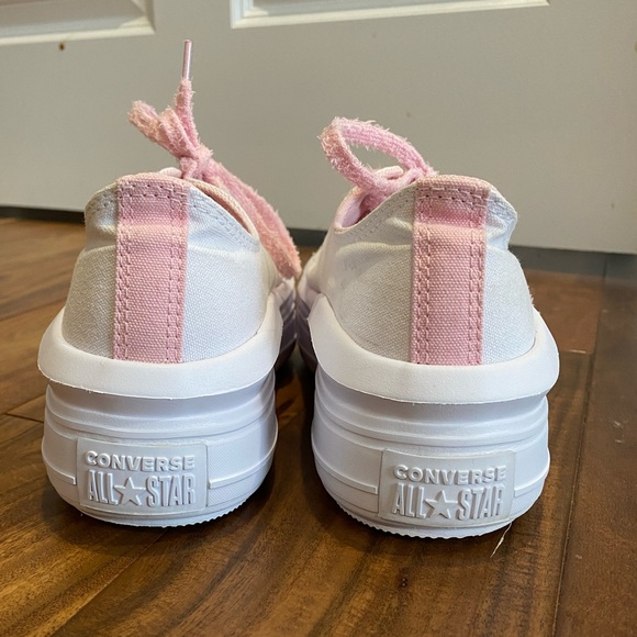 💗 🇰🇷 pink & white Converse All Star Move CX Platforms, from South Korea, 8.5 - Picture 3 of 11